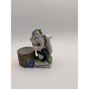 Vintage Skunk Planter I’m Sentimental Over You Cute Ceramic Figurine